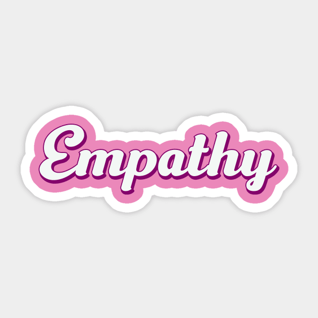 Empathy Sticker by thedesignleague